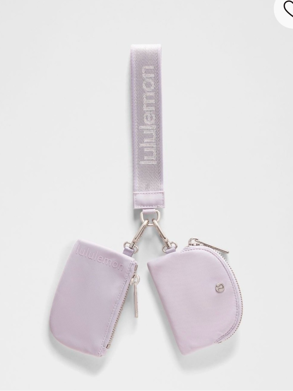 lululemon athletica Dual Pouch Wristlet - Faint Lavender